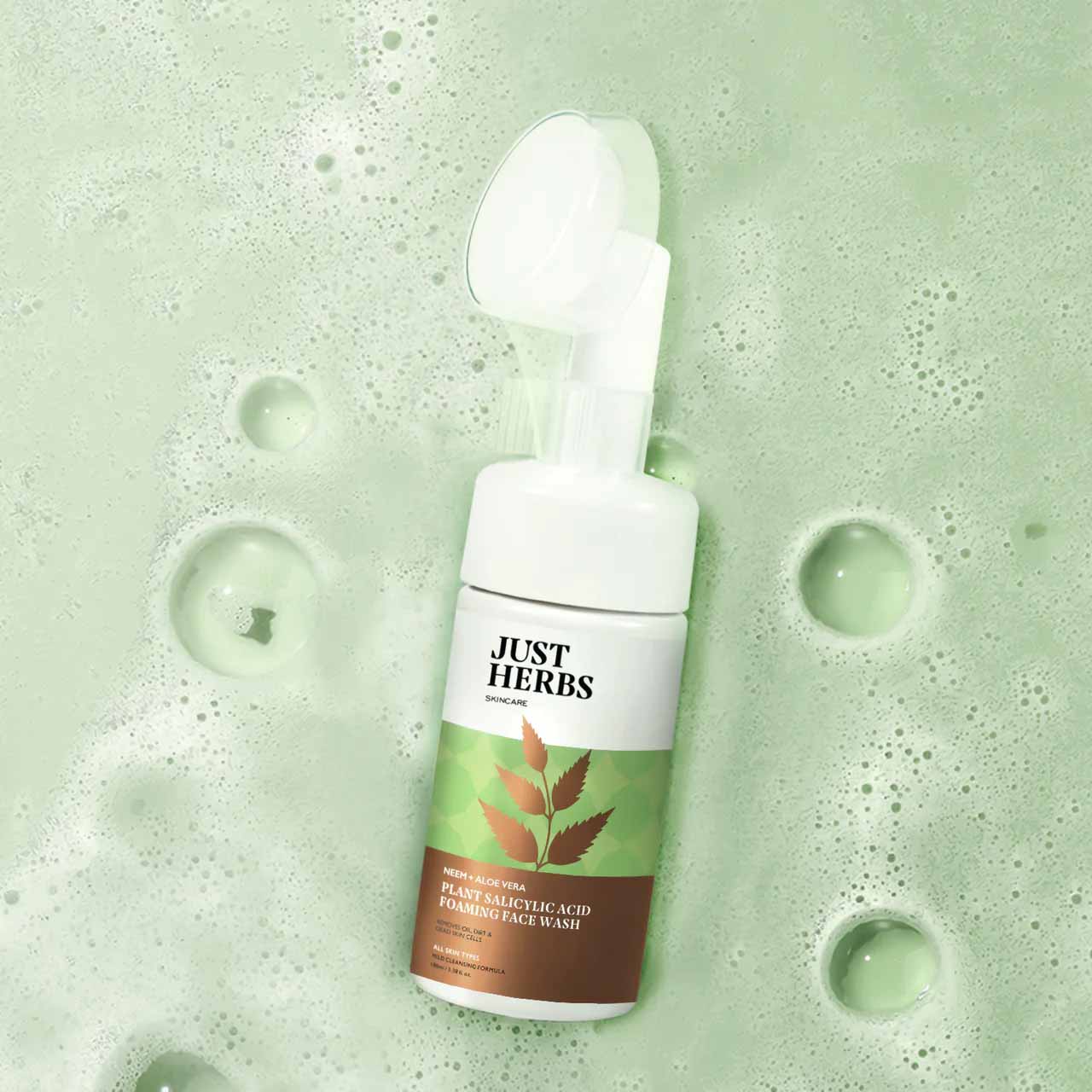Salicylic Acid Foaming Face Wash with Neem & Aloe Vera