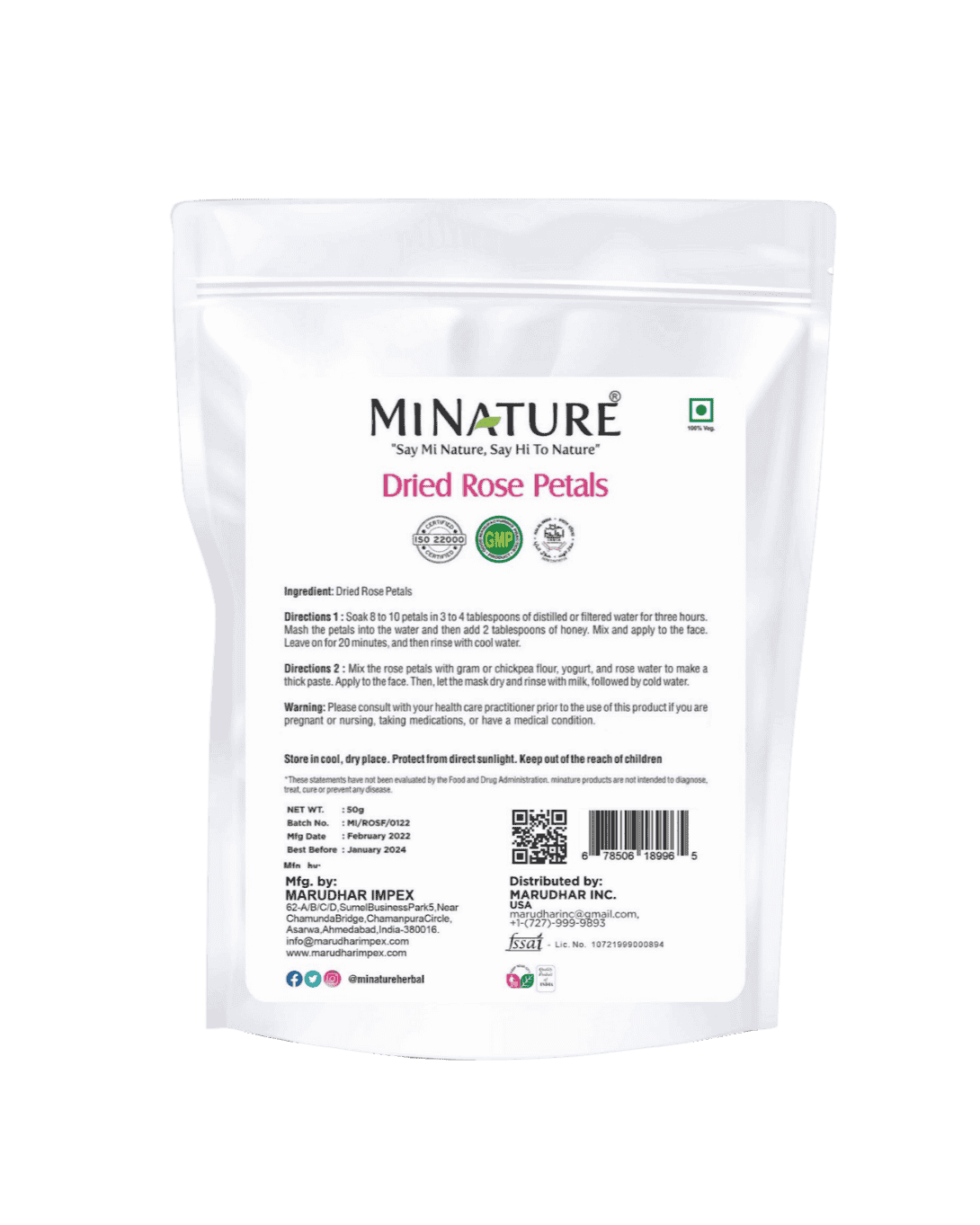 Rose Petal Powder, Minature, Ayurveda Store NZ