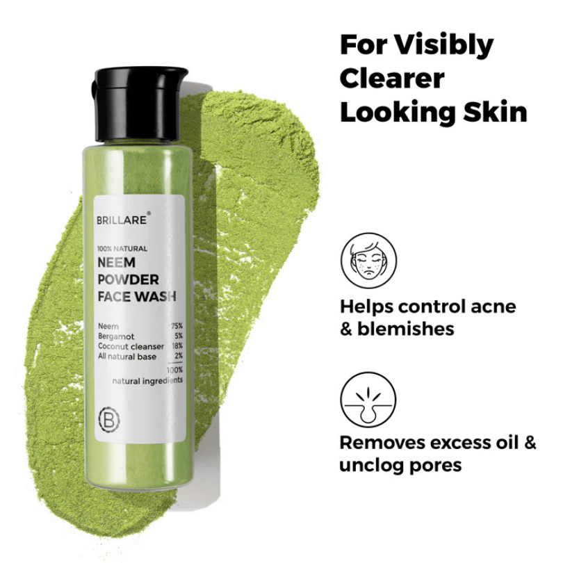 Neem Powder Face Wash For Acne-Prone Skin 30gms