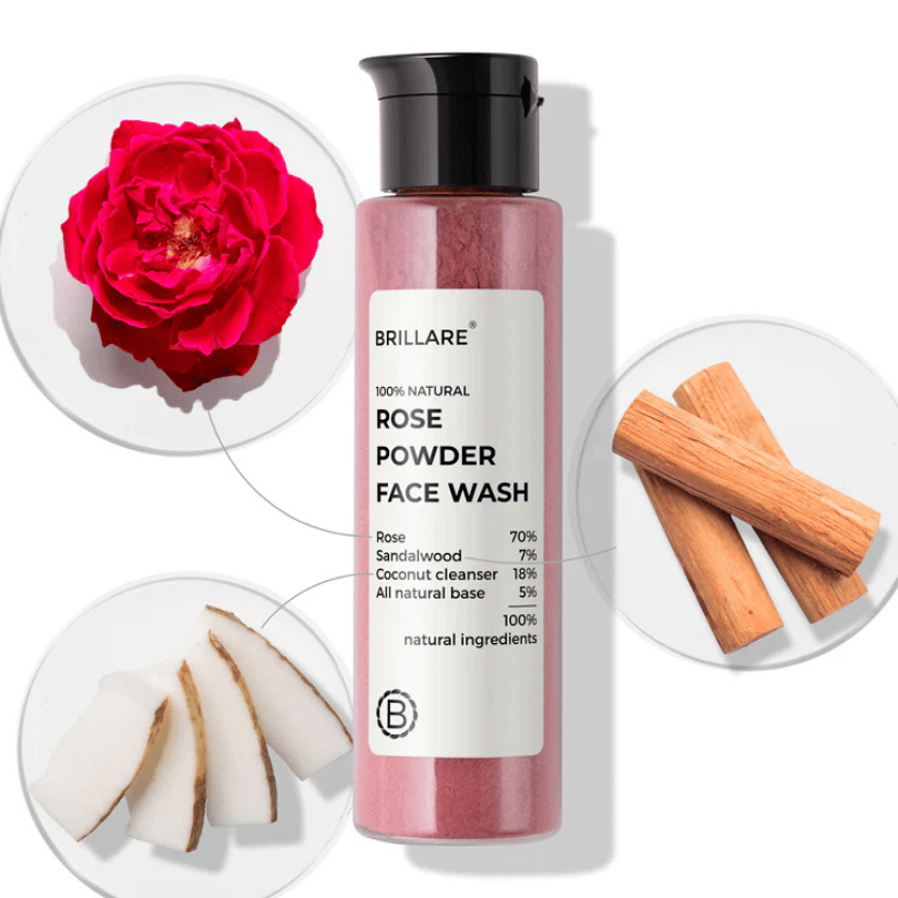 Rose Powder Face Wash For Youthful Skin 30gms