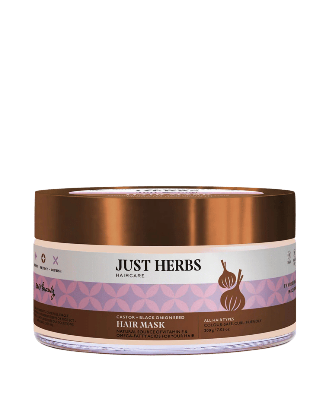 Castor & Black Onion Seed Hair Mask- 200g
