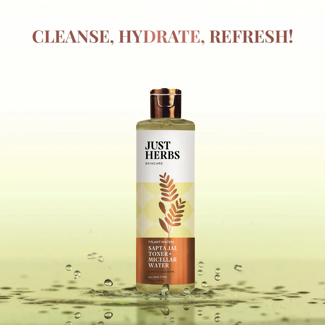 7 Waters Ayurvedic Micellar Water | Toner | Skin Hydration 100ml